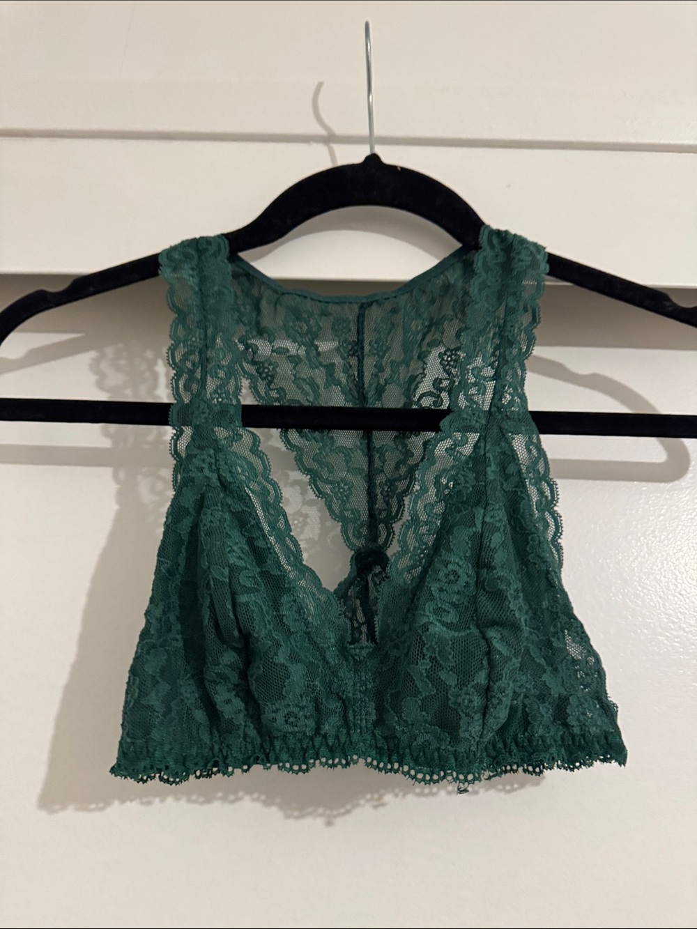 Victorias Secret Lace Bralette in Deep Teal